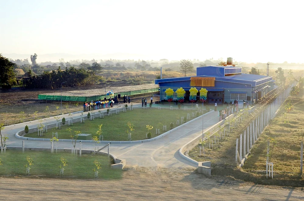 Dedicated laundry processing plant and grounds in Nay Pyi Taw in 2012